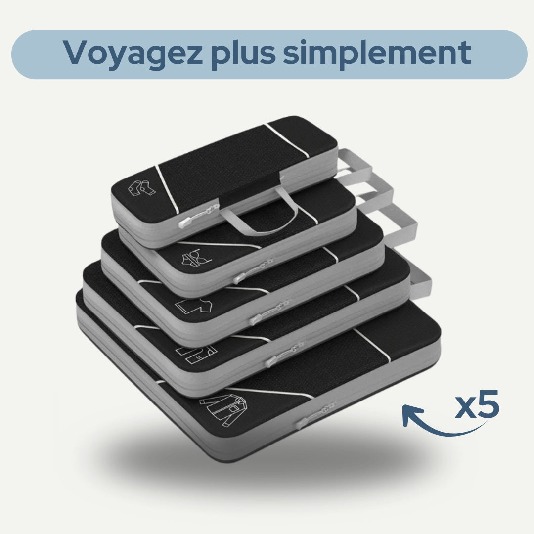 Pochettes de voyage compressibles