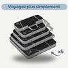 Pochettes de voyage compressibles
