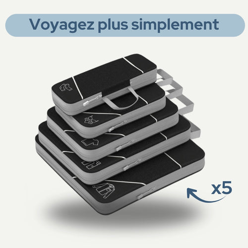 Pochettes de voyage compressibles