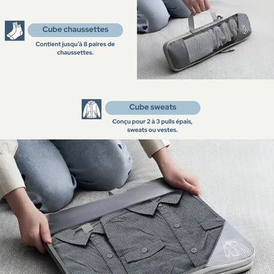 Pochettes de voyage compressibles