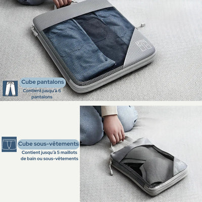 Pochettes de voyage compressibles